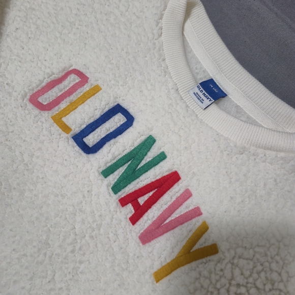 (NWOT) Old Navy Kids White Sweater - Picture 3 of 5